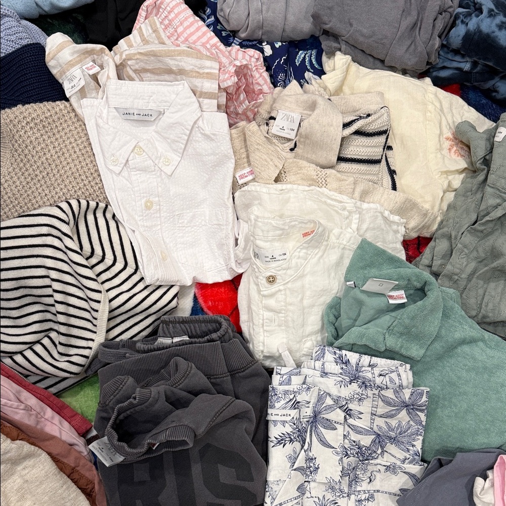 Boys Clothing Haul size 4T Janie and Jack, Zara, Jordan, Dennys, Rylee and Crew - Picture 6 of 9